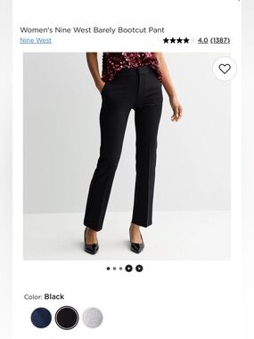 NINE WEST BARELY BOOTCUT PANTS